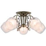 Lampa sufitowa w stylu glamour