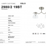karta towarowa lampy 2980/2 19BT