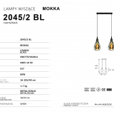 lampa w kolorze czarnym